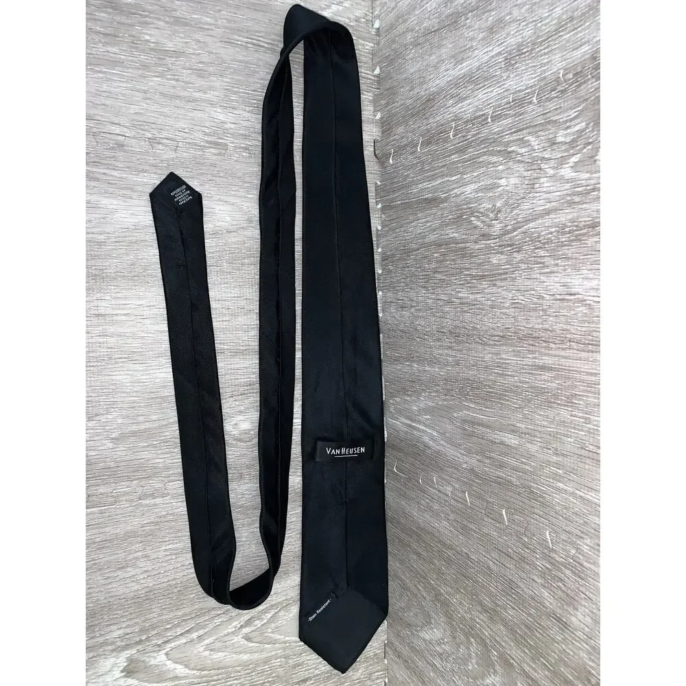 Van Heusen‎ Men's Silk Tie Set 3pc Striped Designer Formal Wedding